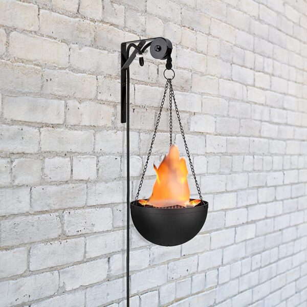 Aspen Creative Hanging Fire Flame Light Prop