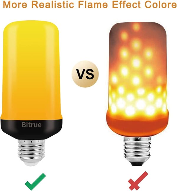 Bitrue LED Flame Effect Light Bulb