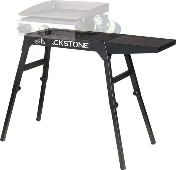 Blackstone Universal Griddle Stand with Adjustable Leg and Side Shelf