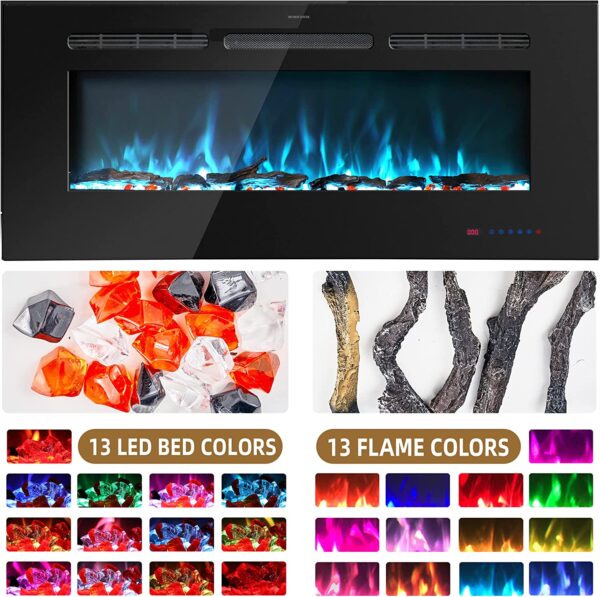 Kentsky 80 inches Flame Electric Fireplace