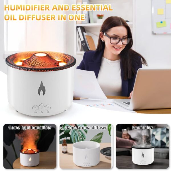 Laelr 360ml Flame Diffuser Humidifier