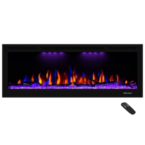 Masarflame Luxurious 42" Electric Fireplace Flame Heater