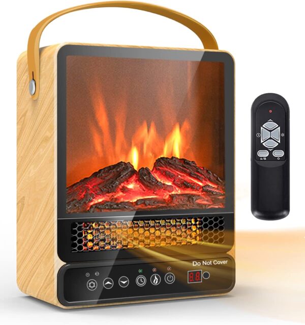 NKEPEN Portable Tabletop Flame Heater