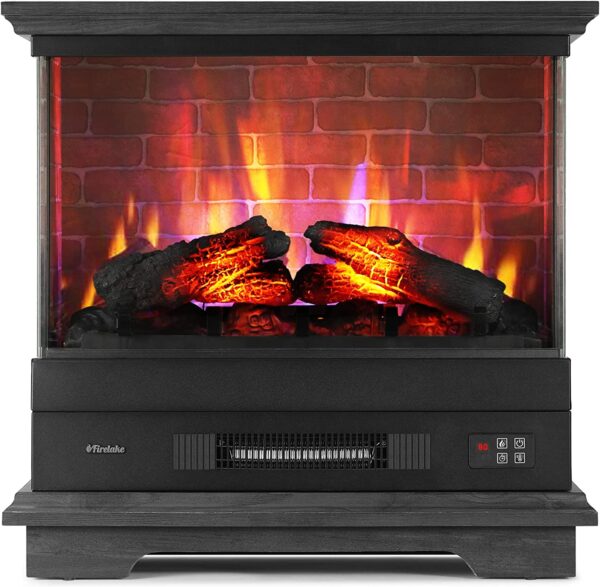 TURBRO Firelake 27-Inch Electric Fireplace Flame Heater