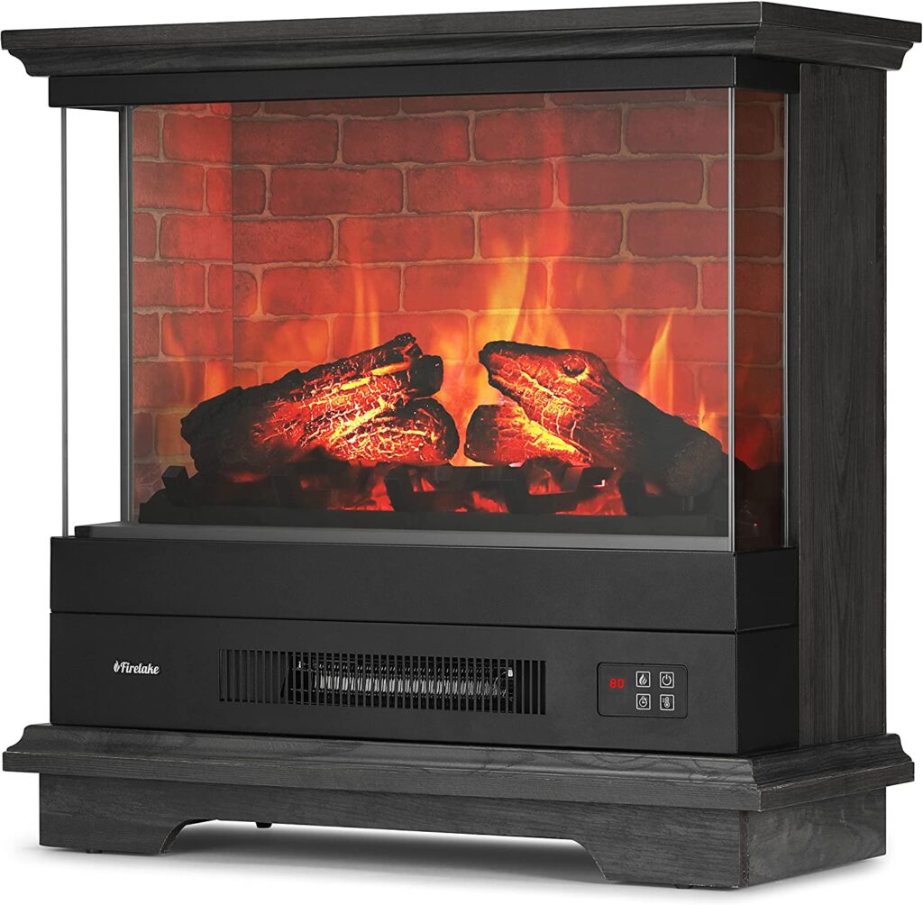 TURBRO Firelake 27-Inch Electric Fireplace Heater