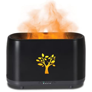Toleker Essential Oil Diffuser with Flame Light